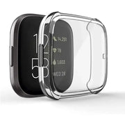 Habicare Watch case Protective Case for Fitbit Sense (Clear) Protective Case for Fitbit Sense (Clear)