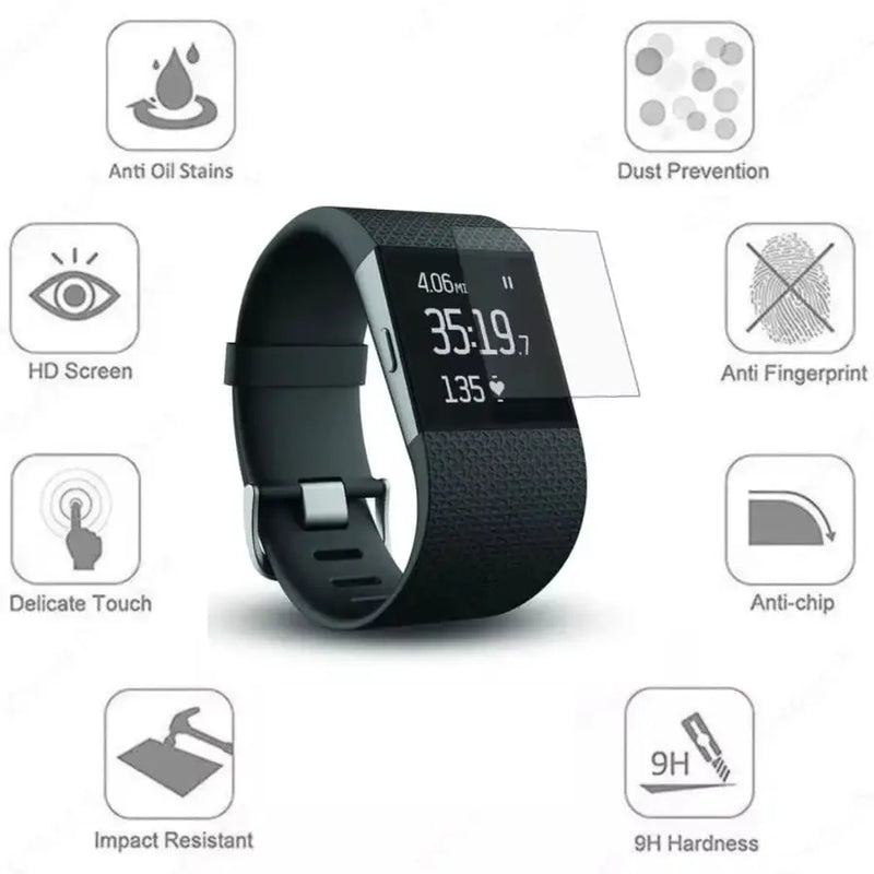 Habicare Watch Screen Protector Screen Protectors for Fitbit Surge (Pack of 5) Screen Protectors for Fitbit Surge (Pack of 5)