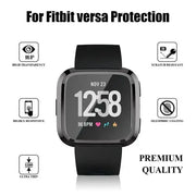 Habicare Watch case Protective Case for Fitbit Versa 1 (Black) Protective Case for Fitbit Versa 1 (Black)