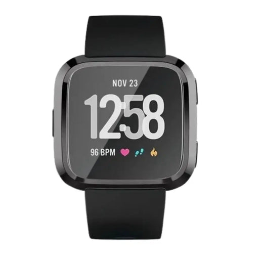 Habicare Watch case Protective Case for Fitbit Versa 1 (Black) Protective Case for Fitbit Versa 1 (Black)