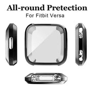 Habicare Watch case Protective Case for Fitbit Versa 1 (Black) Protective Case for Fitbit Versa 1 (Black)