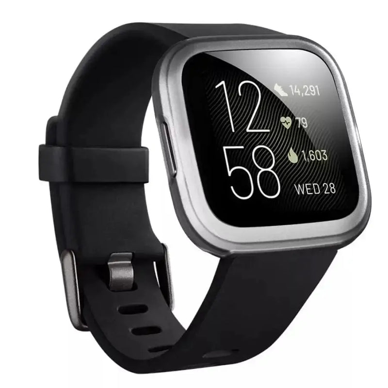 Habicare Watch case Protective Case for Fitbit Versa 1 (Clear) Protective Case for Fitbit Versa 1 (Clear)