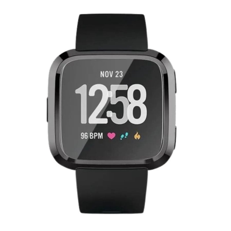 That Watch Shop Watch case Protective Case for Fitbit Versa 1 (Black) Protective Case for Fitbit Versa 1 (Black)