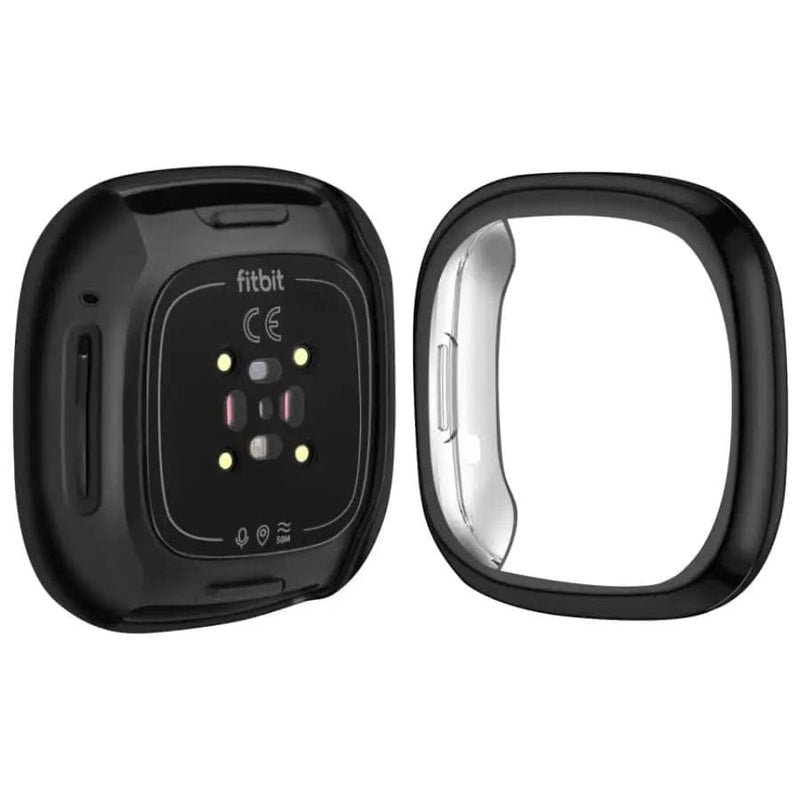 That Watch Shop Watch case Protective Case for Fitbit Versa 2 (Black) Protective Case for Fitbit Versa 2 (Black)
