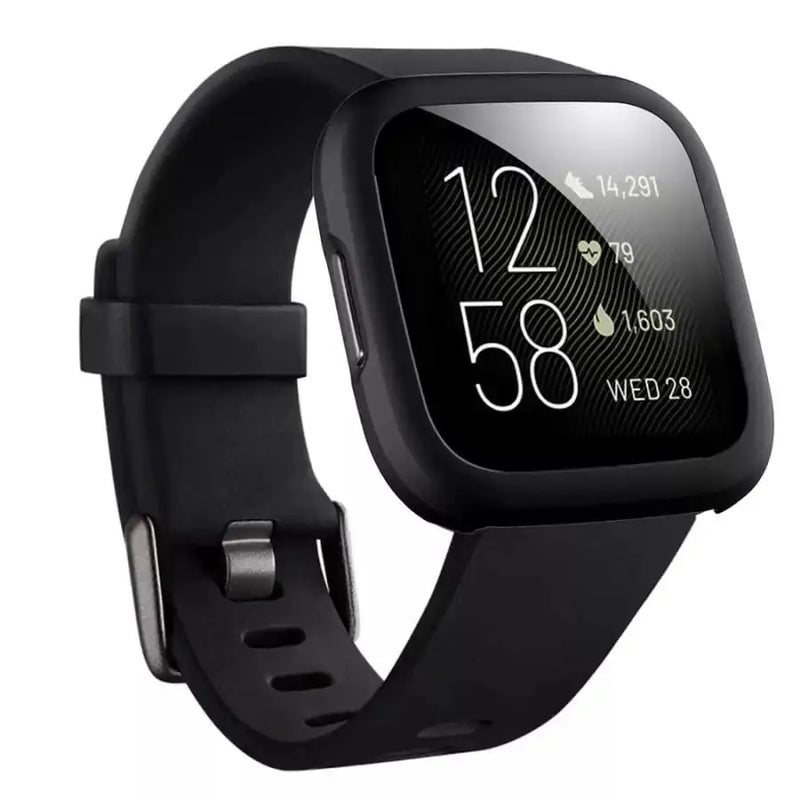 Habicare Watch case Protective Case for Fitbit Versa 2 (Black) Protective Case for Fitbit Versa 2 (Black)