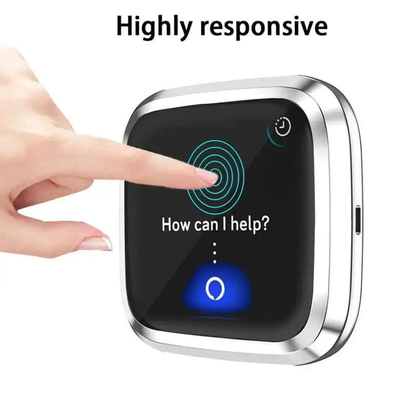 Habicare Watch case Protective Case for Fitbit Versa 2 (Clear) Protective Case for Fitbit Versa 2 (Clear)