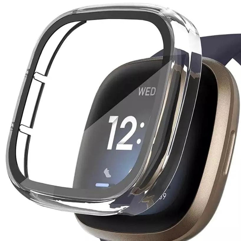That Watch Shop Watch case Protective Case for Fitbit Versa 3 (Clear) Protective Case for Fitbit Versa 3 (Clear)