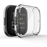That Watch Shop Watch case Protective Case for Fitbit Versa 3 (Clear) Protective Case for Fitbit Versa 3 (Clear)