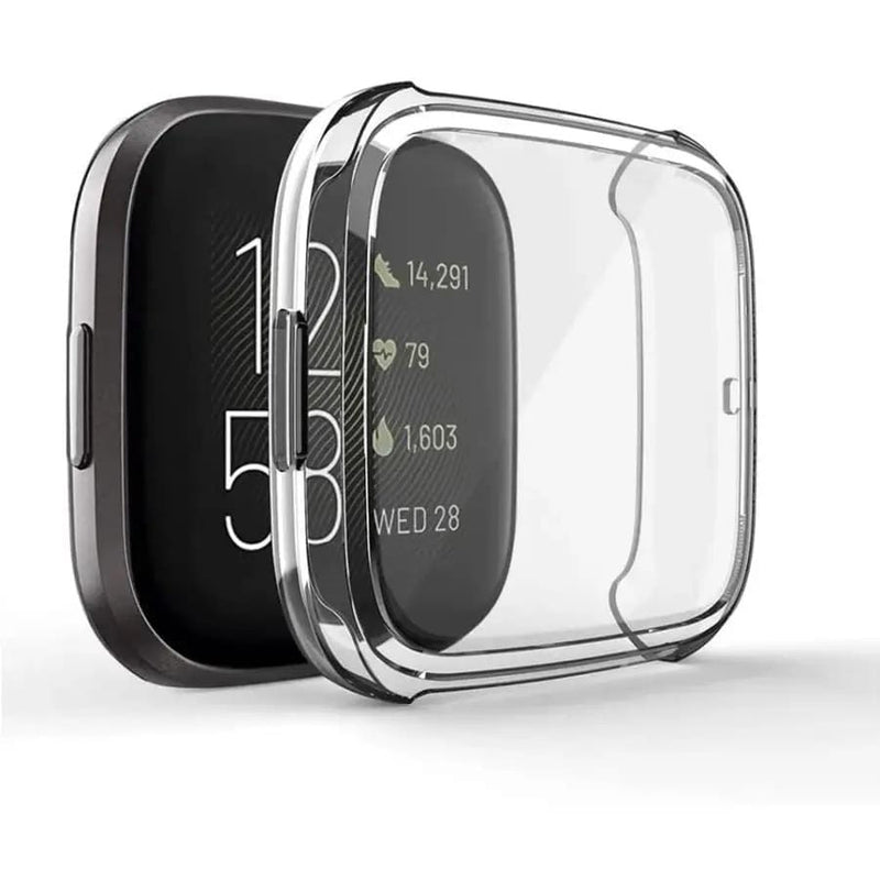 That Watch Shop Watch case Protective Case for Fitbit Versa 3 (Clear) Protective Case for Fitbit Versa 3 (Clear)