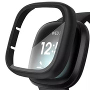 Habicare Watch case Protective Case for Fitbit Versa 3 (Black) Protective Case for Fitbit Versa 3 (Black)