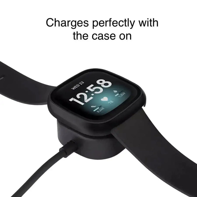 Habicare Watch case Protective Case for Fitbit Versa 3 (Clear) Protective Case for Fitbit Versa 3 (Clear)