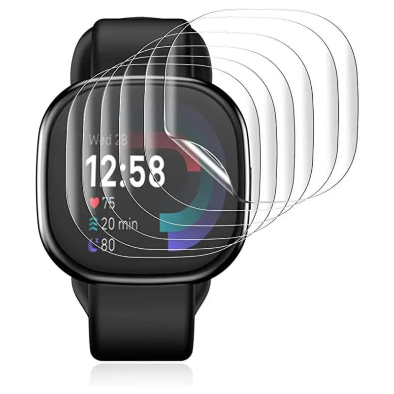 Hydrogel Screen Protectors for Fitbit Versa 4 (Pack of 6)