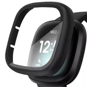 Habicare Watch case Protective Case for Fitbit Versa 4 (Black) Protective Case for Fitbit Versa 4 (Black)