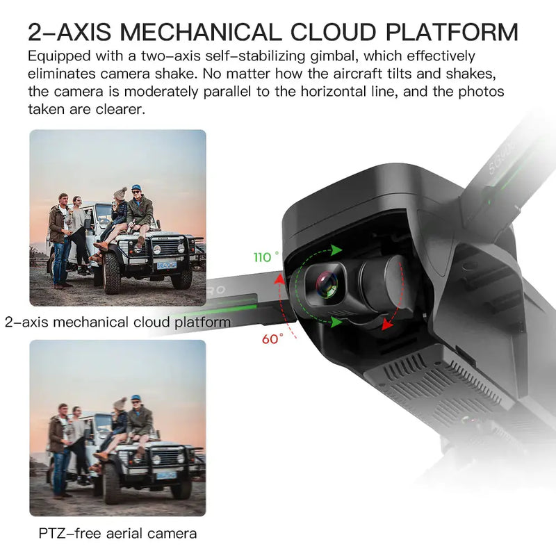 SG906 PRO Foldable GPS Drone with 4K Gimbal Camera - Beast 3 | Outdoor Electronics – view 4