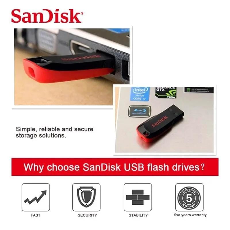 9eight5 Electronics Accessories Flash Drive - 16GB Flash Drive - 16GB