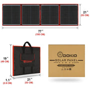 Habicare SS Flexible Foldable Solar Panel for Travel & Phone Flexible Foldable Solar Panel for Travel & Phone