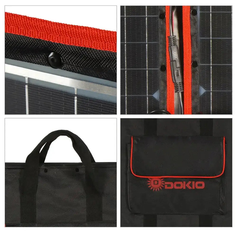 Habicare SS Flexible Foldable Solar Panel for Travel & Phone Flexible Foldable Solar Panel for Travel & Phone