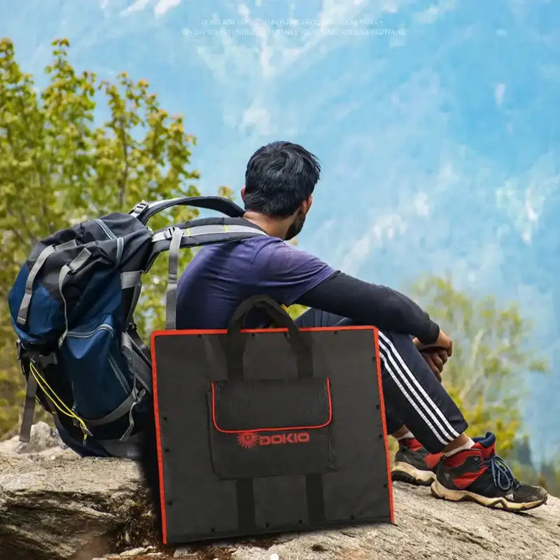 Habicare SS Flexible Foldable Solar Panel for Travel & Phone Flexible Foldable Solar Panel for Travel & Phone