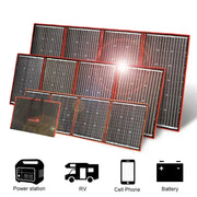 Habicare SS Flexible Foldable Solar Panel for Travel & Phone Flexible Foldable Solar Panel for Travel & Phone