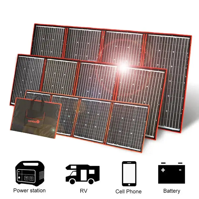 Habicare SS Flexible Foldable Solar Panel for Travel & Phone Flexible Foldable Solar Panel for Travel & Phone