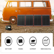 Habicare SS Flexible Foldable Solar Panel for Travel & Phone Flexible Foldable Solar Panel for Travel & Phone