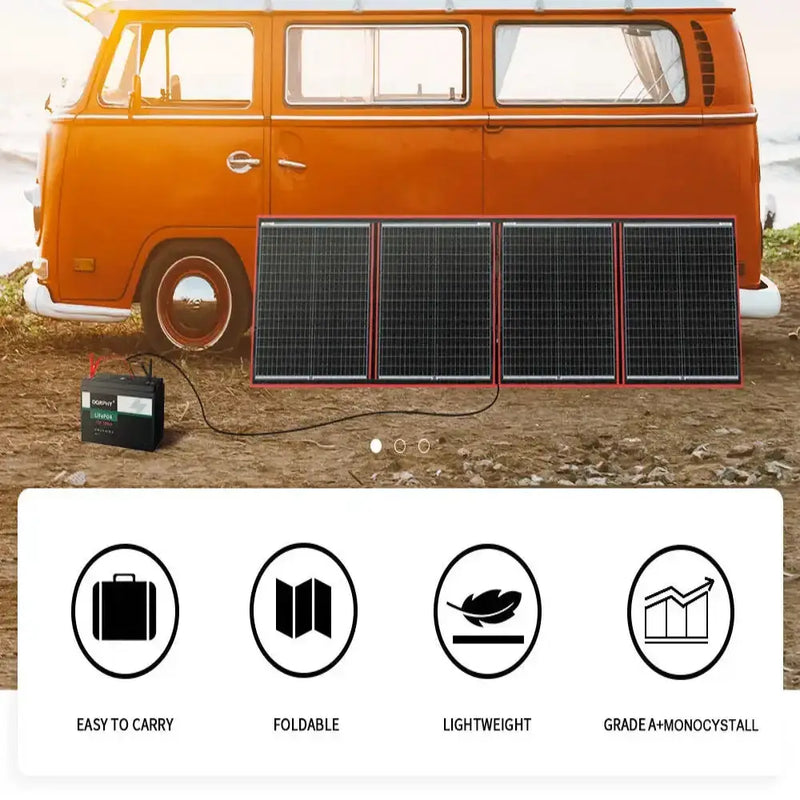 Habicare SS Flexible Foldable Solar Panel for Travel & Phone Flexible Foldable Solar Panel for Travel & Phone