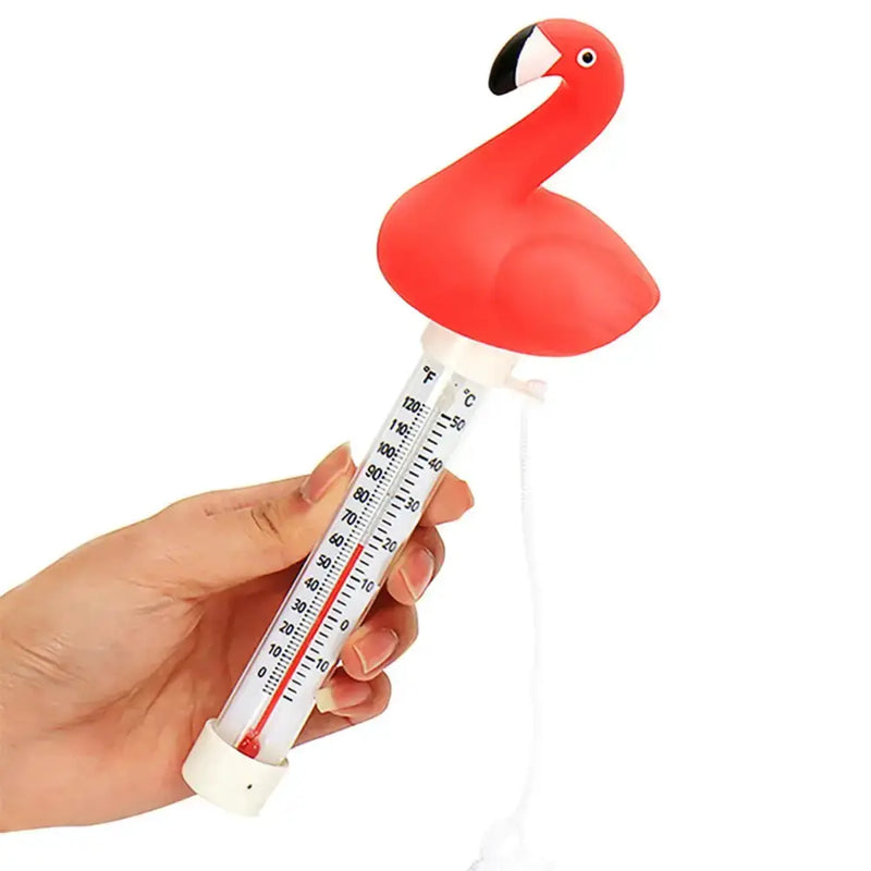 Habicare HBC Floating Pool Thermometer Flamingo Floating Pool & Spa Thermometer