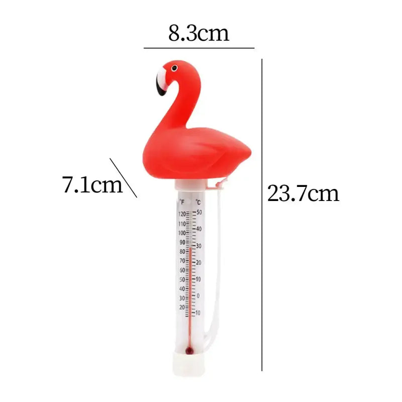 Habicare HBC Floating Pool Thermometer Flamingo Floating Pool & Spa Thermometer