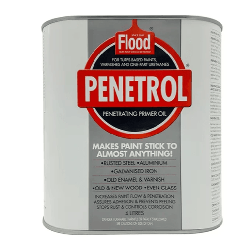 Flood Penetrol 4L Penetrating Primer Oil for Rust Prevention DIYers and Pros with Superior Paint Flow