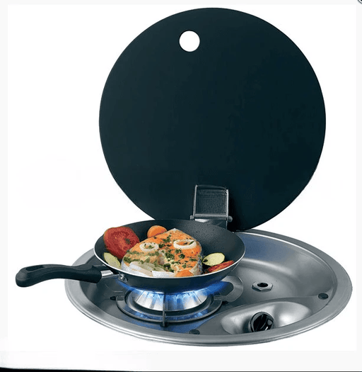Flush Fitting Single Burner Gas Hob With Tempered Glass And Stainless Steel For Boats And Small Kitchens – view 1