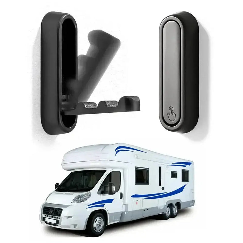 Habicare SS Foldable Aluminium Clothes Hook for RV's and Caravans Foldable Aluminium Clothes Hook for RV's and Caravans