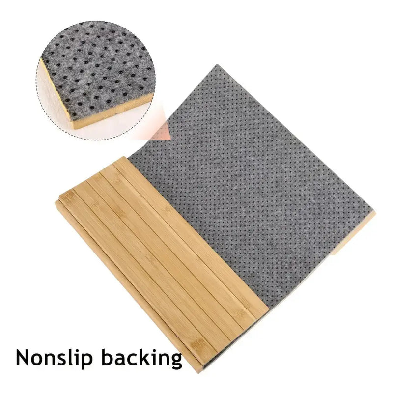 Foldable Bamboo Sofa Armrest Table with Cup Holder (2 colours available) – view 5