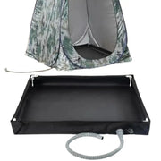 Habicare SS Foldable Camping Shower Pan Foldable Camping Shower Pan
