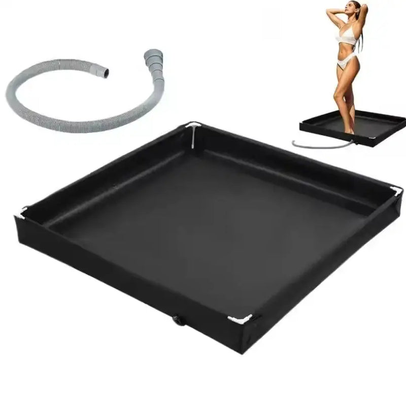 Habicare SS Foldable Camping Shower Pan Foldable Camping Shower Pan