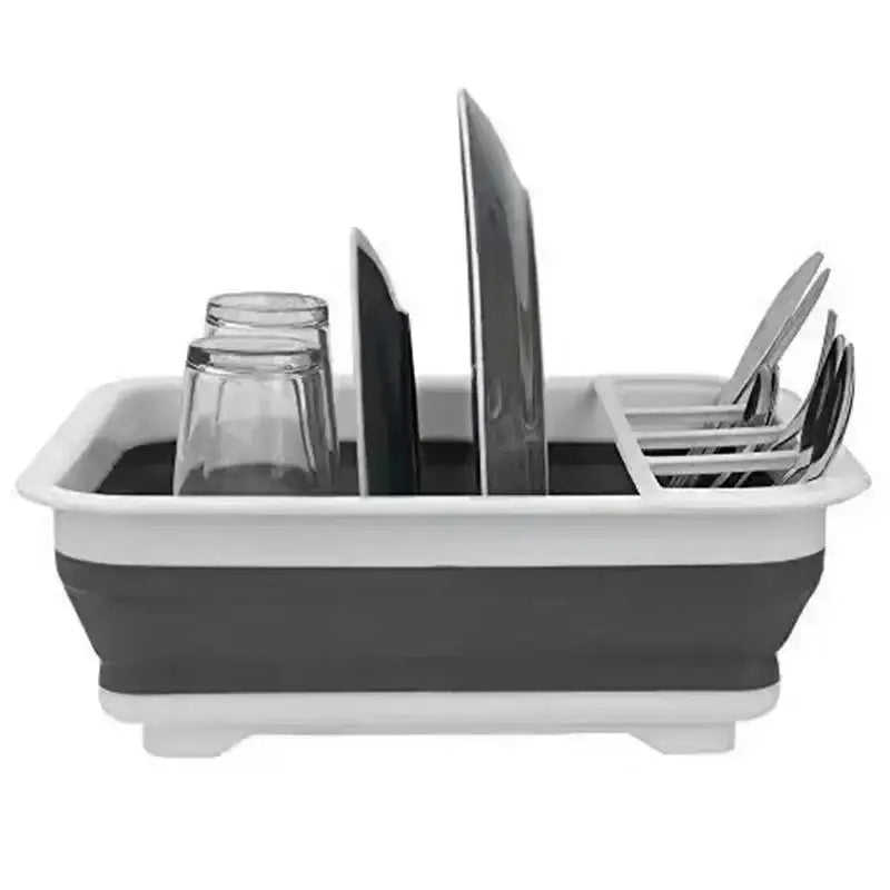 Habicare SS Foldable Dish Rack & Sink for RV, Camper & Boat Foldable Dish Rack & Sink for RV, Camper & Boat