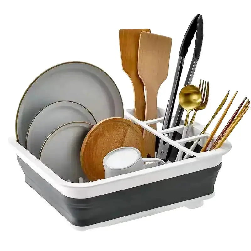 Habicare SS Foldable Dish Rack & Sink for RV, Camper & Boat Foldable Dish Rack & Sink for RV, Camper & Boat