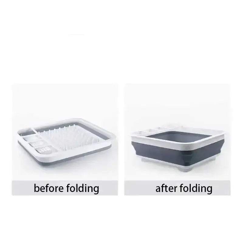 Habicare SS Foldable Dish Rack & Sink for RV, Camper & Boat Foldable Dish Rack & Sink for RV, Camper & Boat