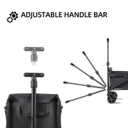 Habicare SS Foldable Portable Camping & Utility Cart – Heavy Duty Foldable Portable Camping & Utility Cart – Heavy Duty