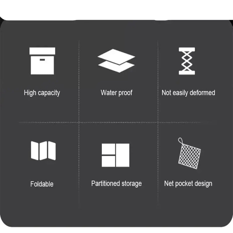 Foldable Waterproof Vehicle Storage Organizer (3 sizes available) – view 8
