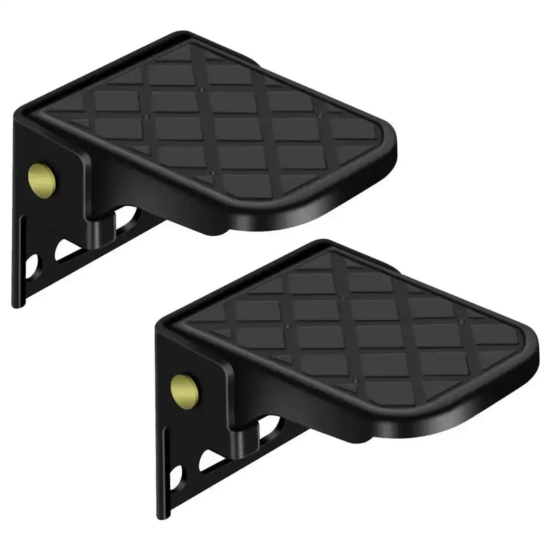Folding Anti-Slip Truck Bed Steps for RV & Trailer (2PCS) – view 1