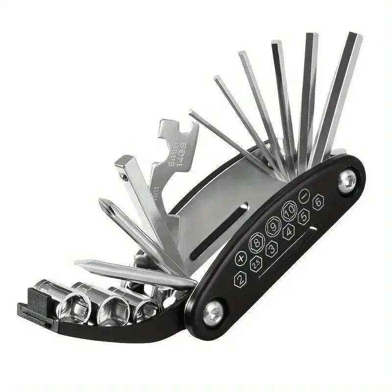 Habicare HBC Folding Bike & Motorcycle Repair Tool Kit (16 in 1) Folding Bike & Motorcycle Repair Tool Kit (16 in 1)