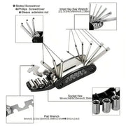 Habicare HBC Folding Bike & Motorcycle Repair Tool Kit (16 in 1) Folding Bike & Motorcycle Repair Tool Kit (16 in 1)