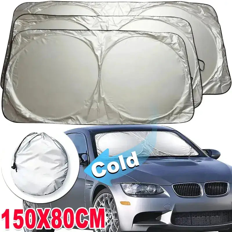 Habicare HBC Folding Car Windshield Sunshade Visor Folding Car Windshield Sunshade Visor