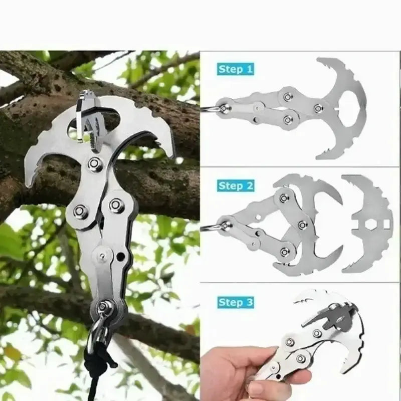 Habicare SS Folding Grappling Hook Habicare Folding Grappling Hook - Outdoor Survival Tool