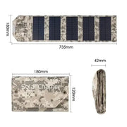 Habicare Foldable USB Solar Charger Panel Foldable USB Solar Charger Panel