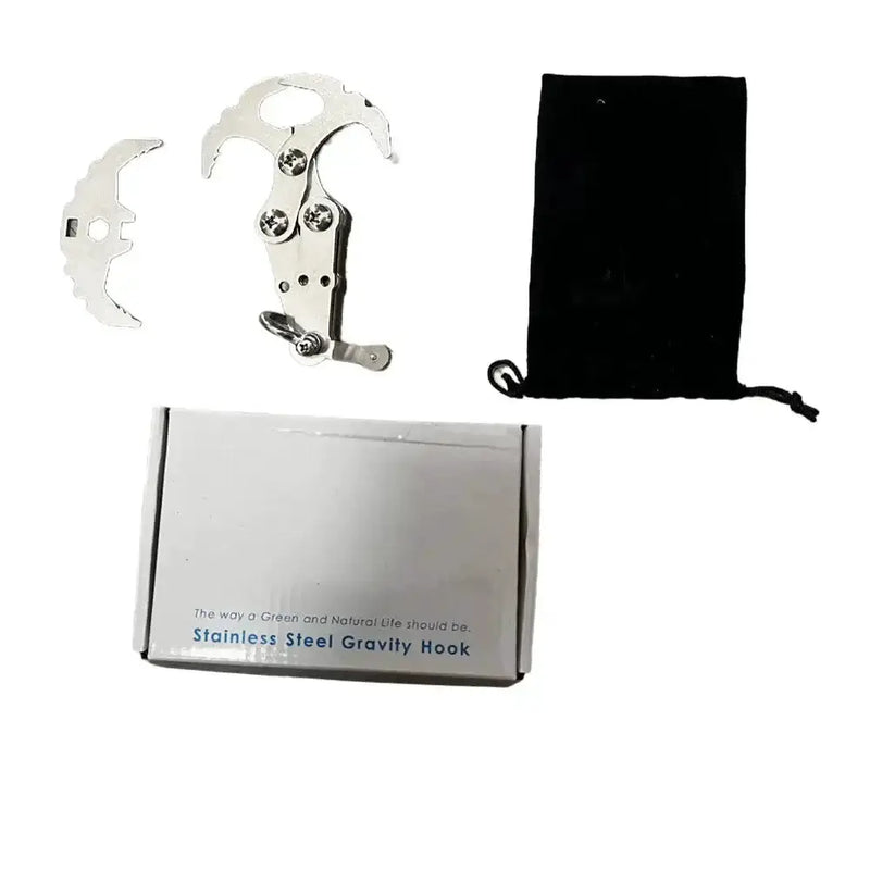 Folding Stainless Steel Grappling Hook – Outdoor Survival Tool – view 5