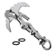 Folding Stainless Steel Grappling Hook – Outdoor Survival Tool – view 2
