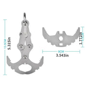 Folding Stainless Steel Grappling Hook – Outdoor Survival Tool – view 3