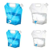 Habicare SS Folding Water Storage Container (5L/10L) Portable Folding Water Container with Spigot 5-10L