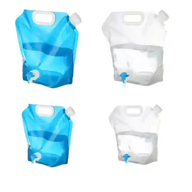 Habicare SS Folding Water Storage Container (5L/10L) Portable Folding Water Container with Spigot 5-10L
